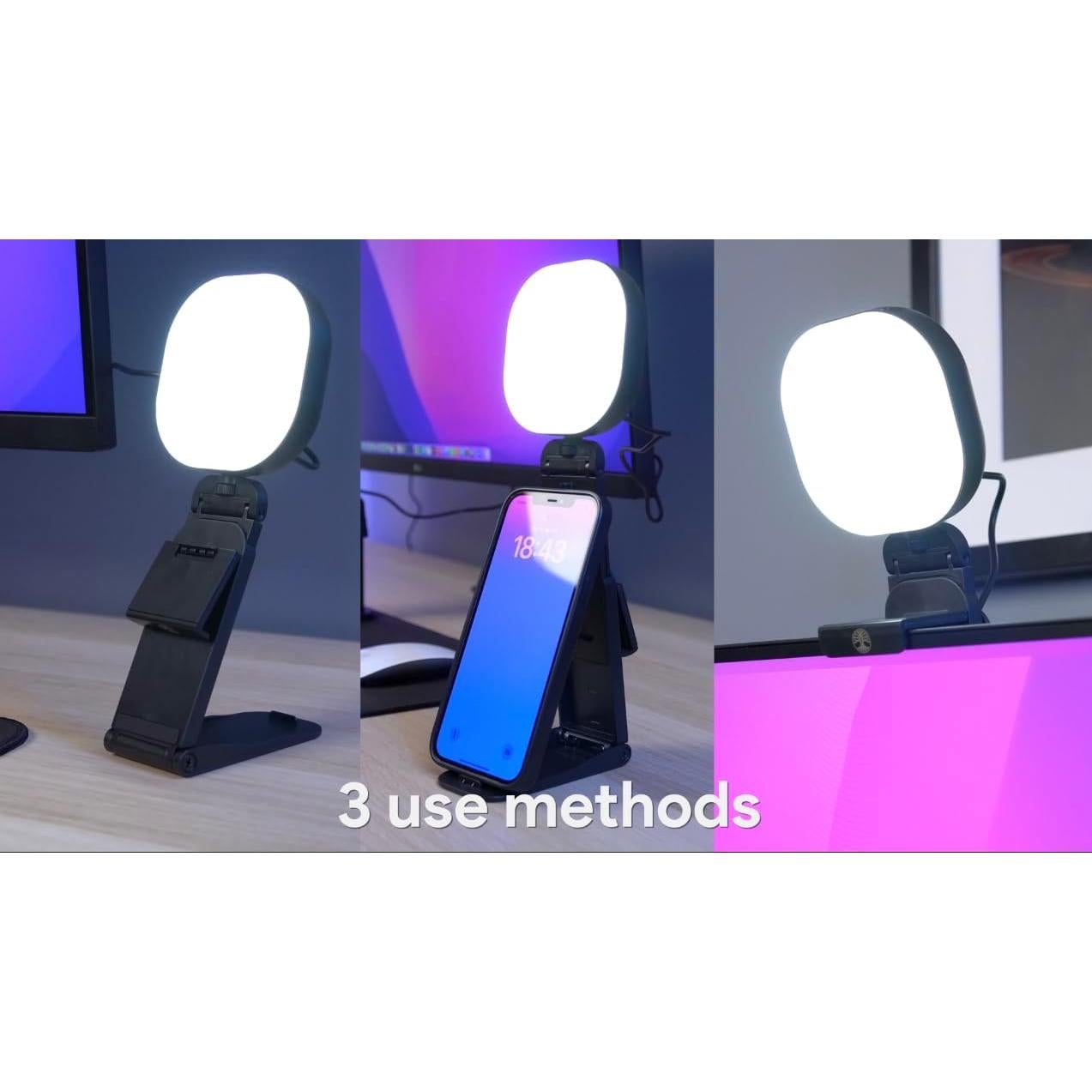 Luz Clave LED Ajustable Abel Creative para Streaming