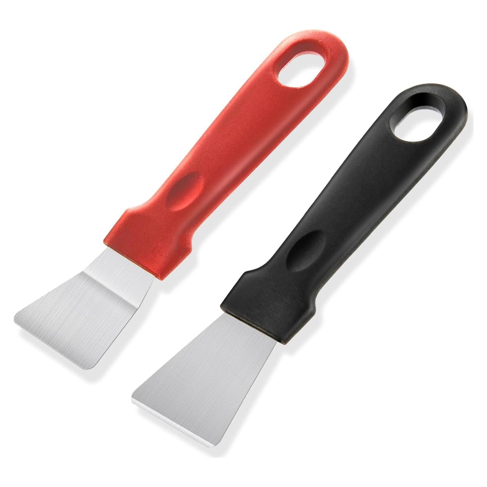 Juego de 2 Raspadores de Acero Inoxidable Amaxiu 14.5x3.2cm