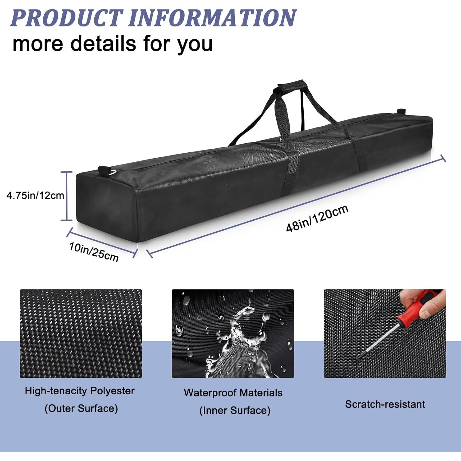 Bolsa de trípode GLOSHOOTING 48in (122cm) resistente impermeable