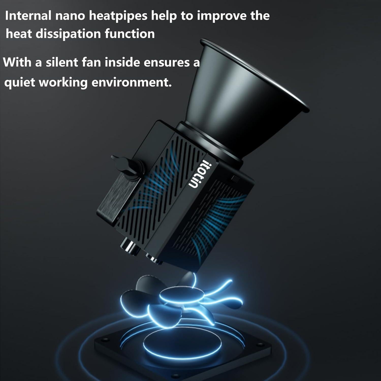 Luz de Video LED ITOTIN C60 60W Bi-Color Portátil Control Remoto