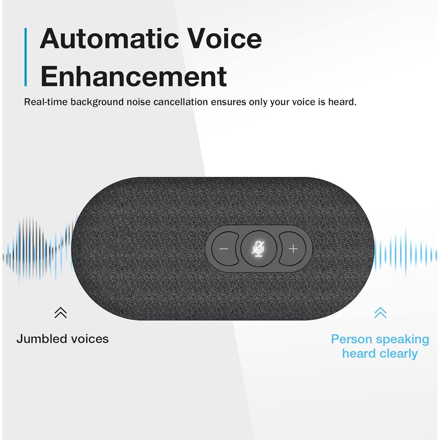 Altavoz USB RayBit POD6 para Conferencias 360° Reducción Ruido