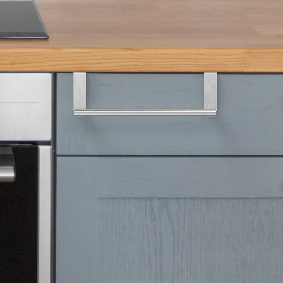 Soporte para Toallas MZURBIR Acero Inoxidable 22.86 cm 2 Pzas