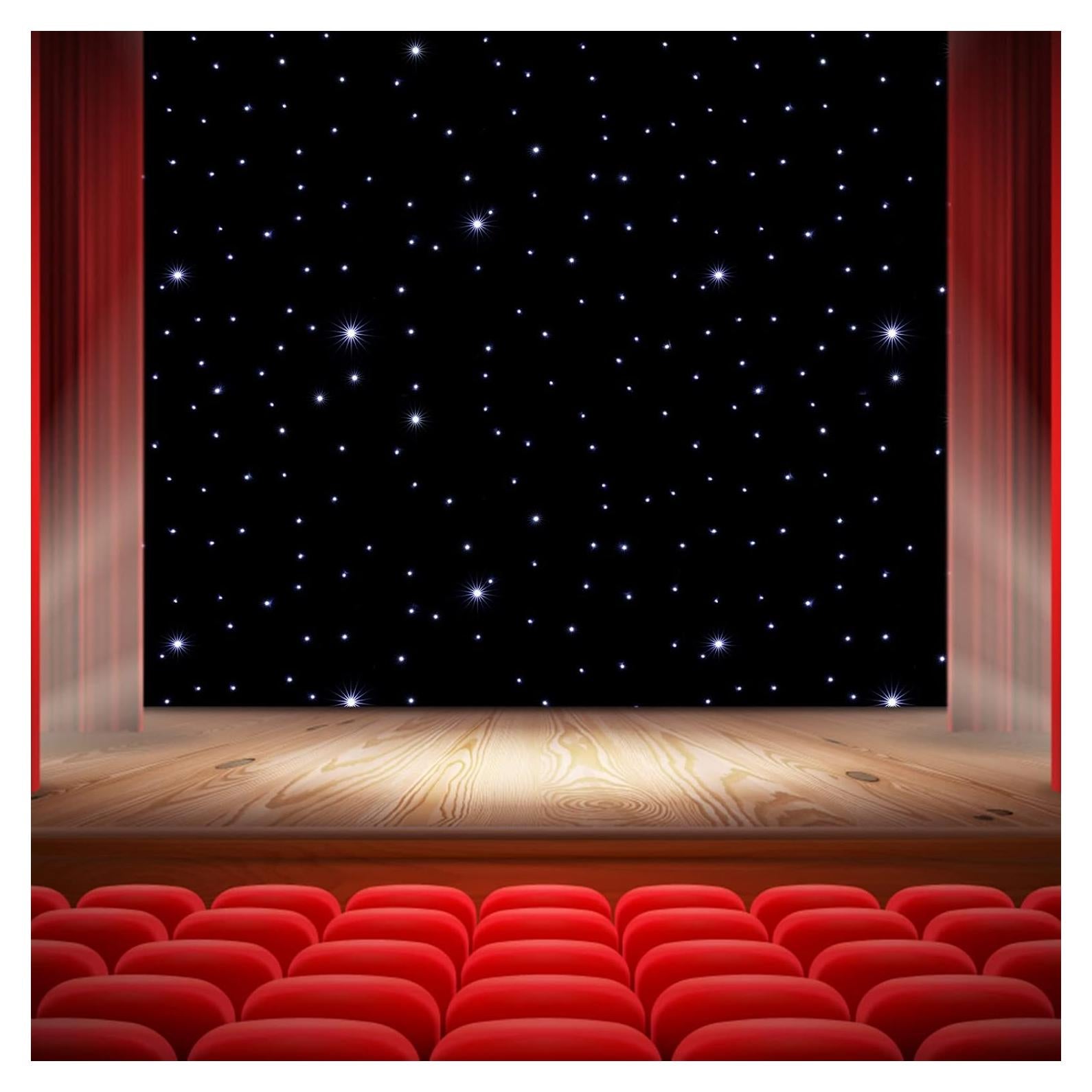 Fondo de Escenario LED 4x4m TaoJune Cortina Estrellada DMX