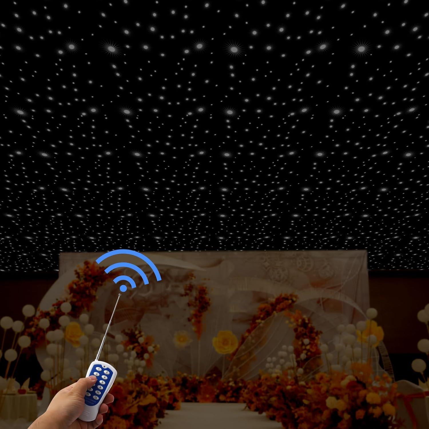 Fondo de Escenario LED 4x4m TaoJune Cortina Estrellada DMX