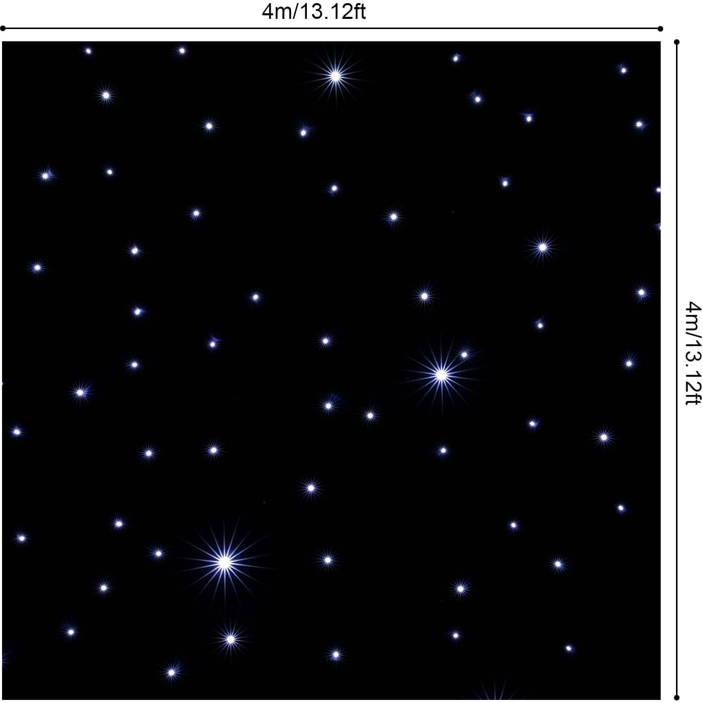 Fondo de Escenario LED 4x4m TaoJune Cortina Estrellada DMX