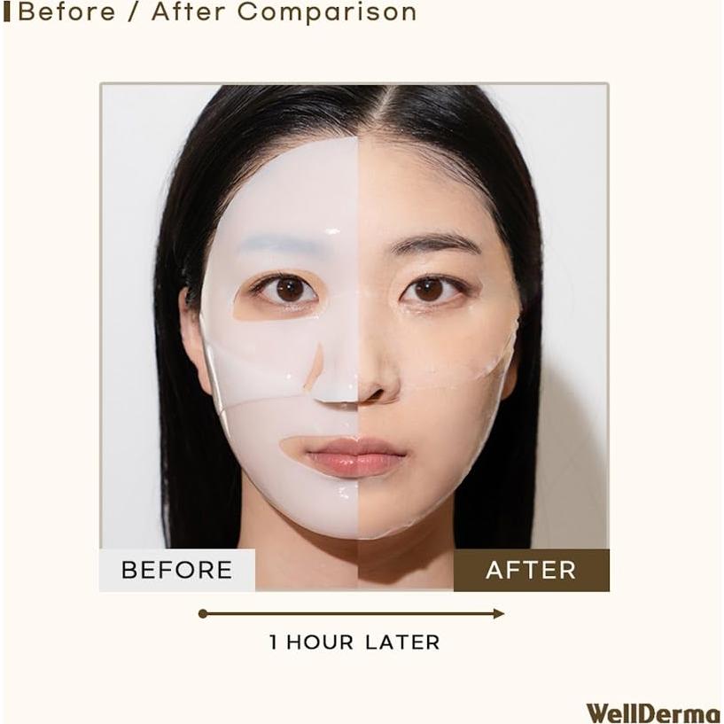 Mascarilla Hidrogel de Colágeno Wellderma 25g x 8 Hojas