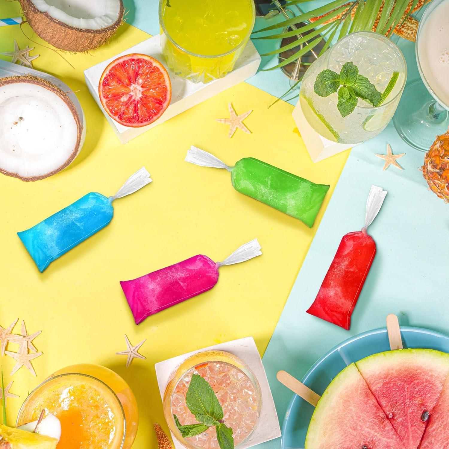 Hoolerry 600 Bolsas Desechables para Helados con Embudo Silicona 5x20cm