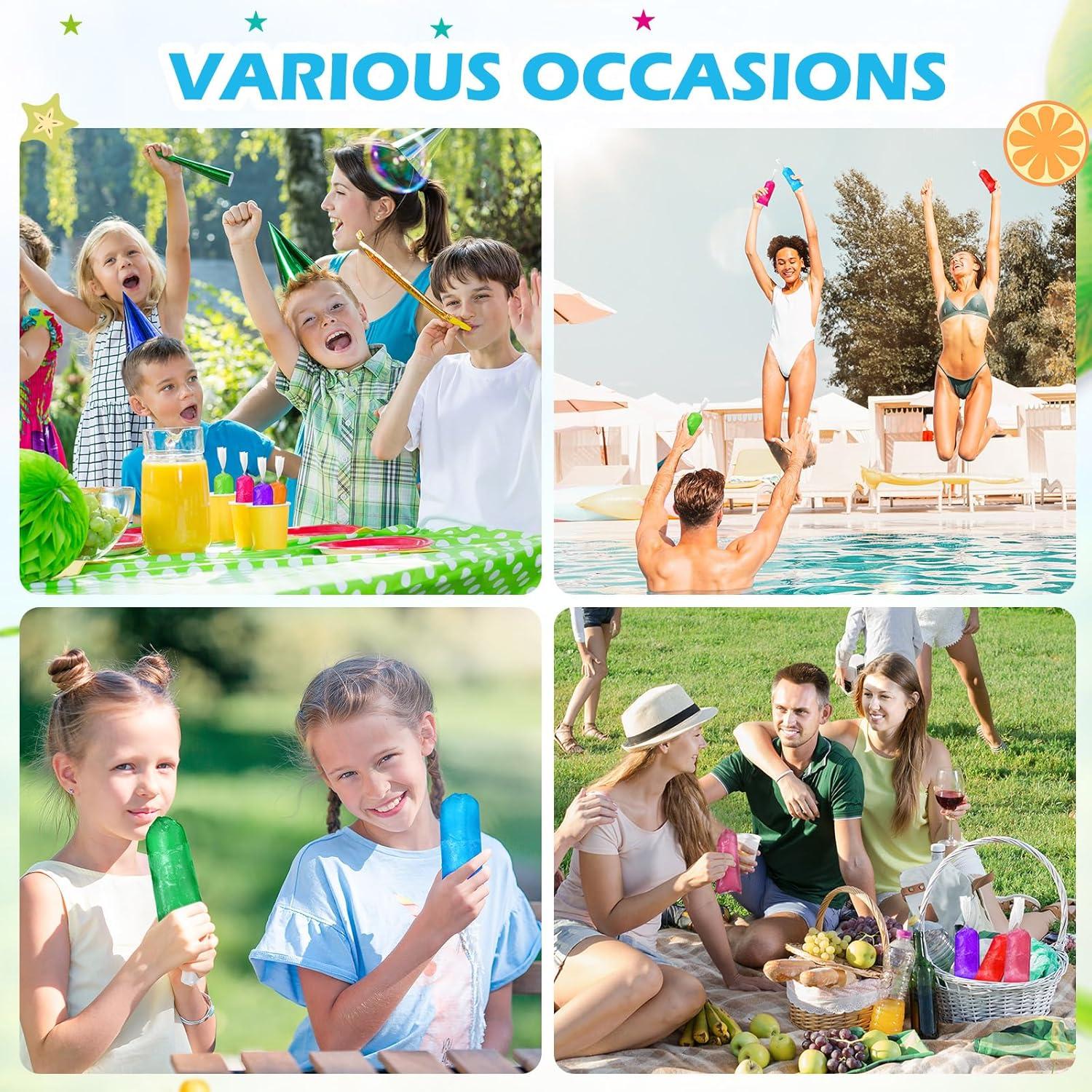 Hoolerry 600 Bolsas Desechables para Helados con Embudo Silicona 5x20cm