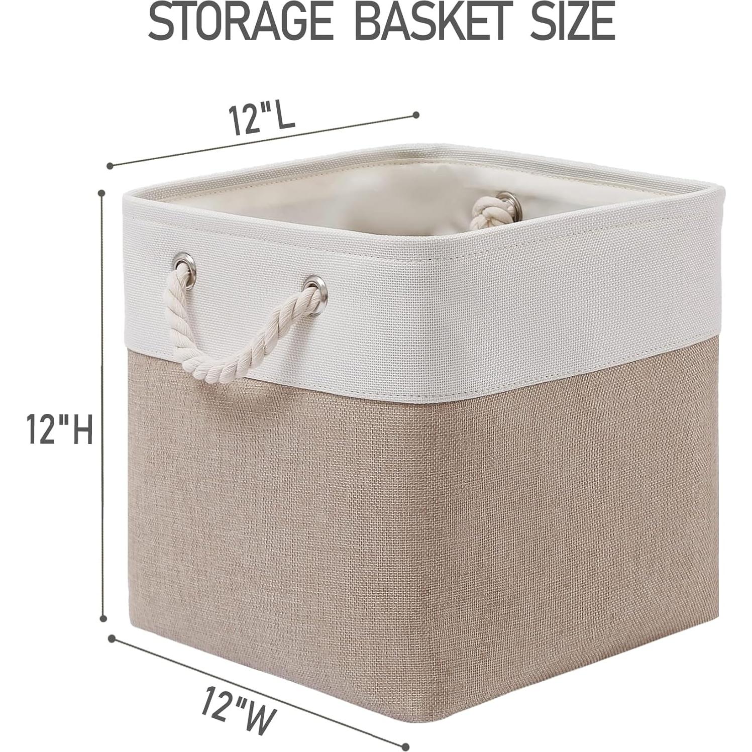 Cubos de Almacenamiento Plegables MidmmVick 30.48x30.48 cm - 6 Piezas