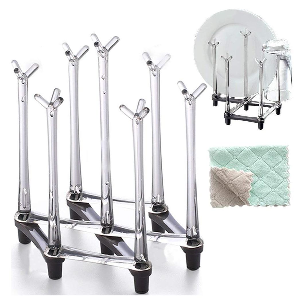 Soporte de Secado Retráctil Marbrasse para Vasos y Botellas