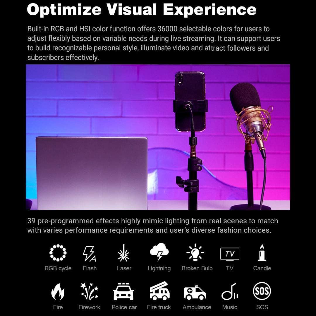 Luz Ambiental LED Godox CL10 10W RGB 3000-5600K