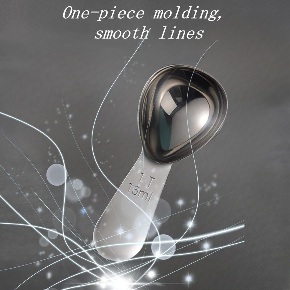 Cucharón Medidor de Café CoaGu 15ml Acero Inoxidable Compacto