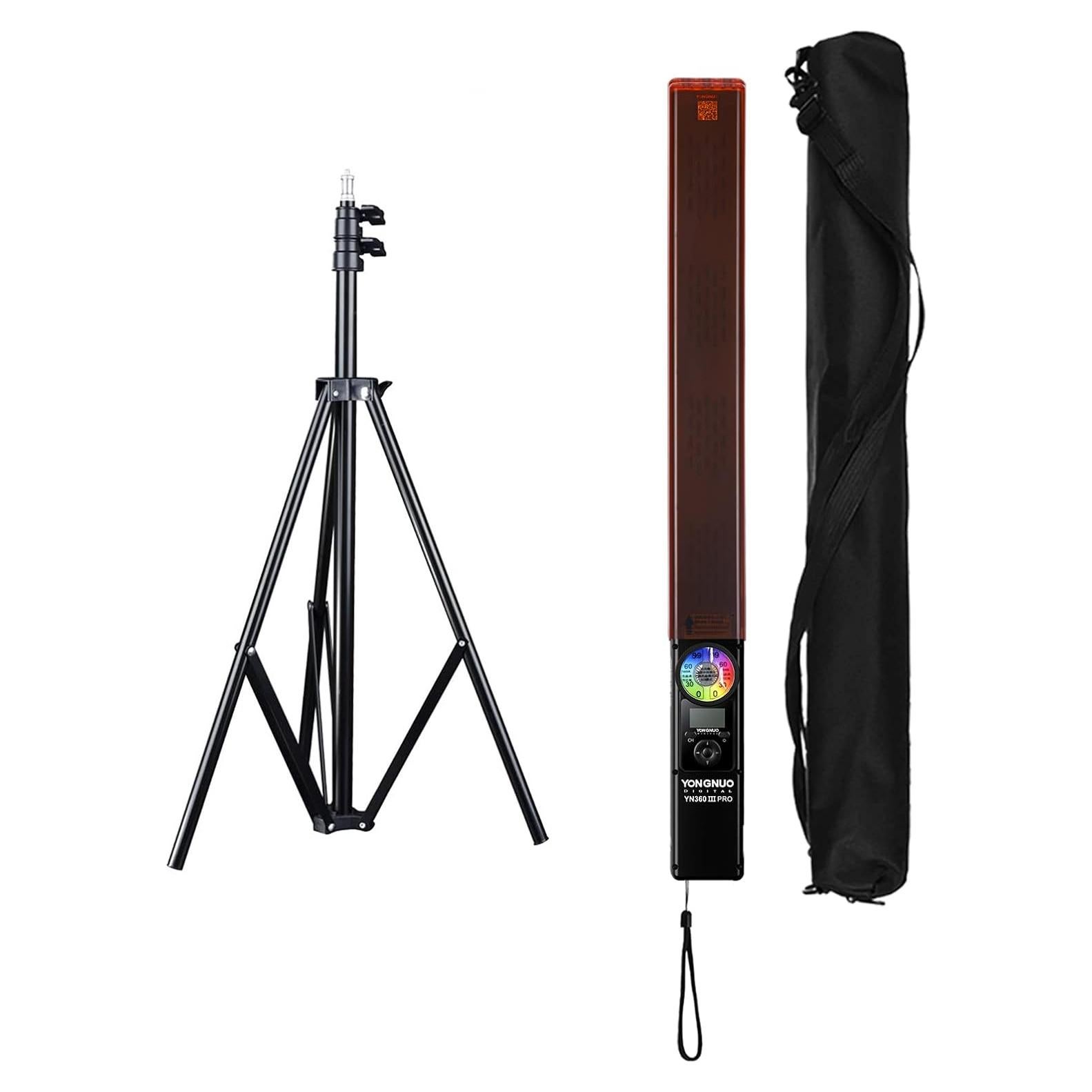 YONGNUO YN360 III Pro Luz LED RGB 5600K con Soporte 190cm