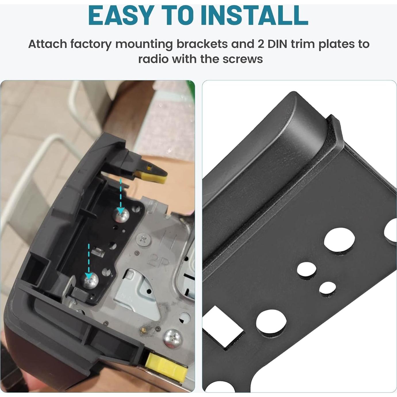 Kit de instalación radio doble DIN NuIth para Toyota 1997-2009