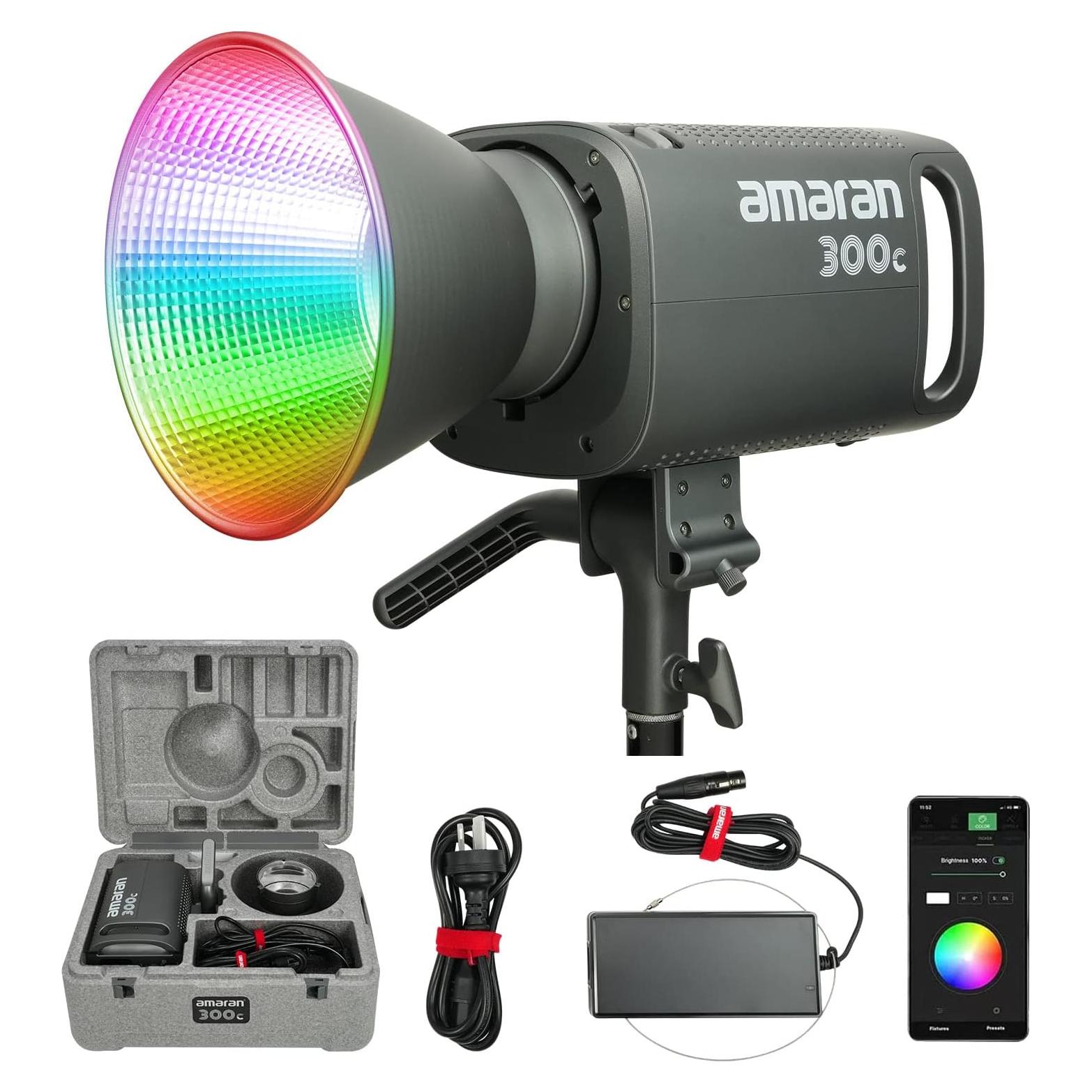 Aputure Amaran 300c Luz LED RGBWW 300W Montura Bowens