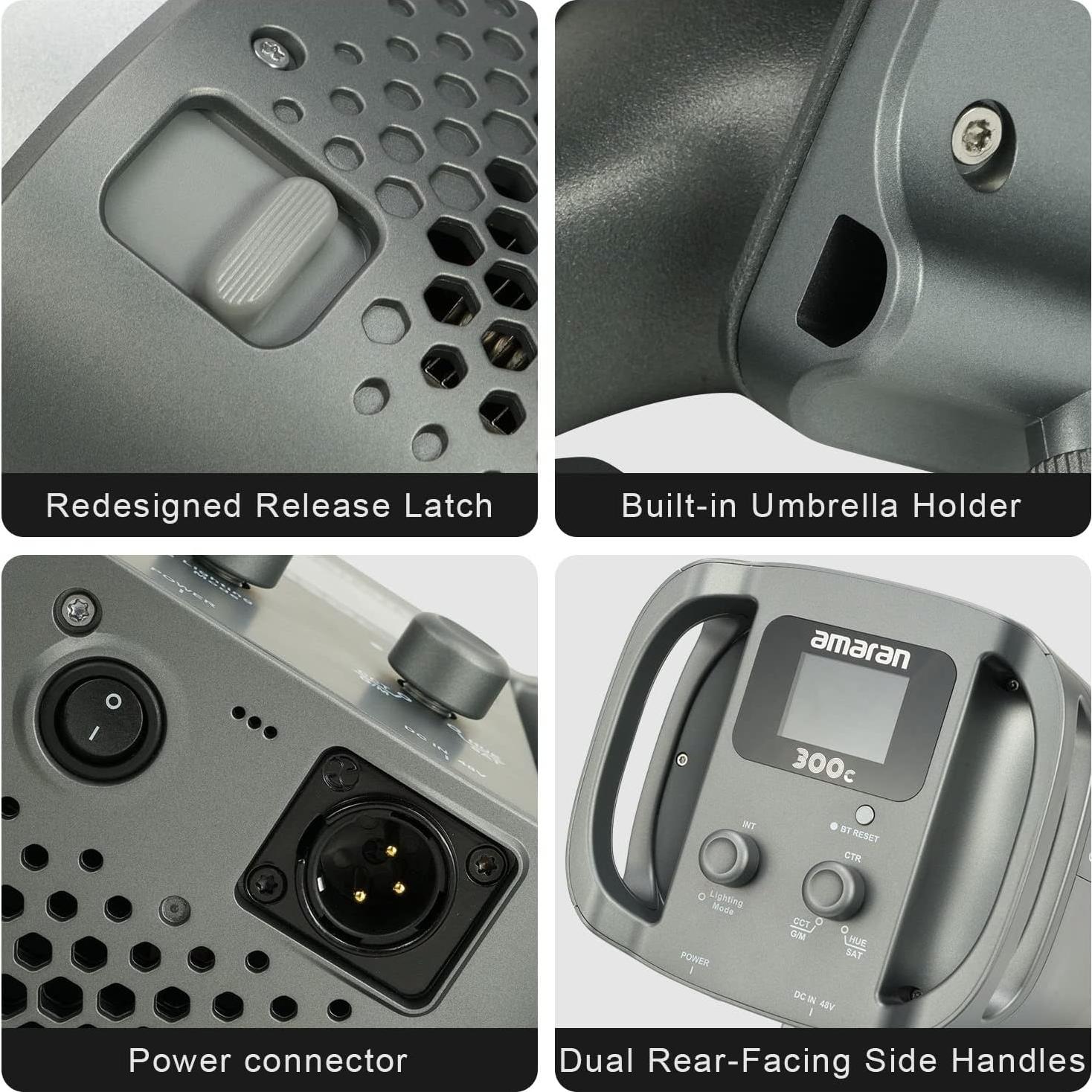 Aputure Amaran 300c Luz LED RGBWW 300W Montura Bowens