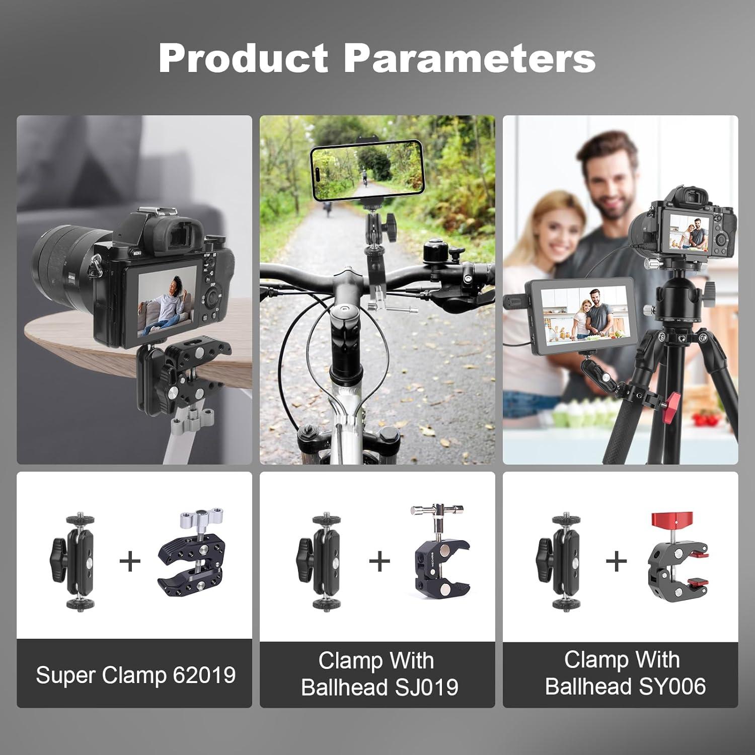 Adaptador de brazo mágico Came-TV 67002 para cámara DSLR