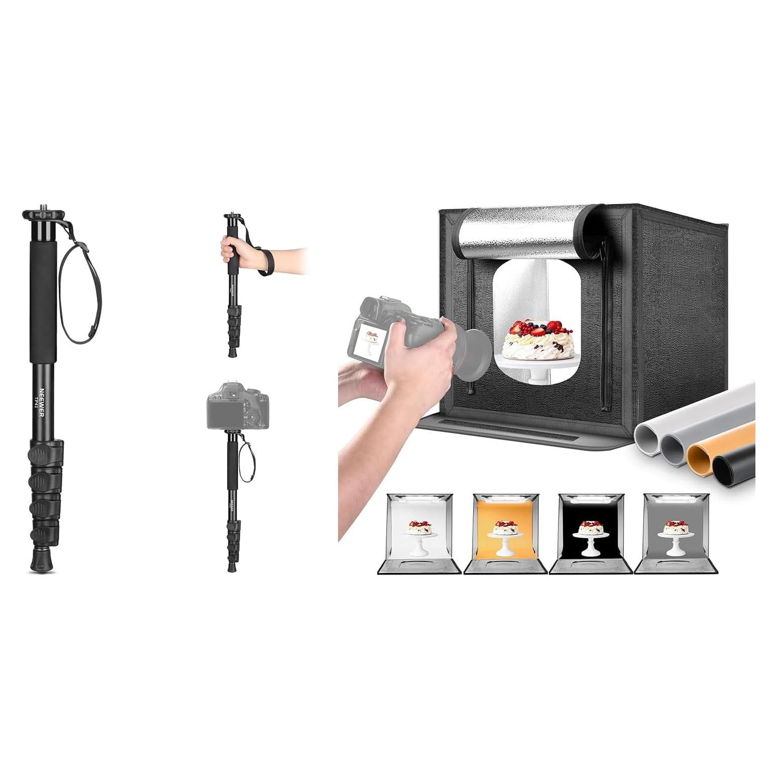 Caja de Luz de Estudio NEEWER 50W 20"x20" 192 LEDs 5600K