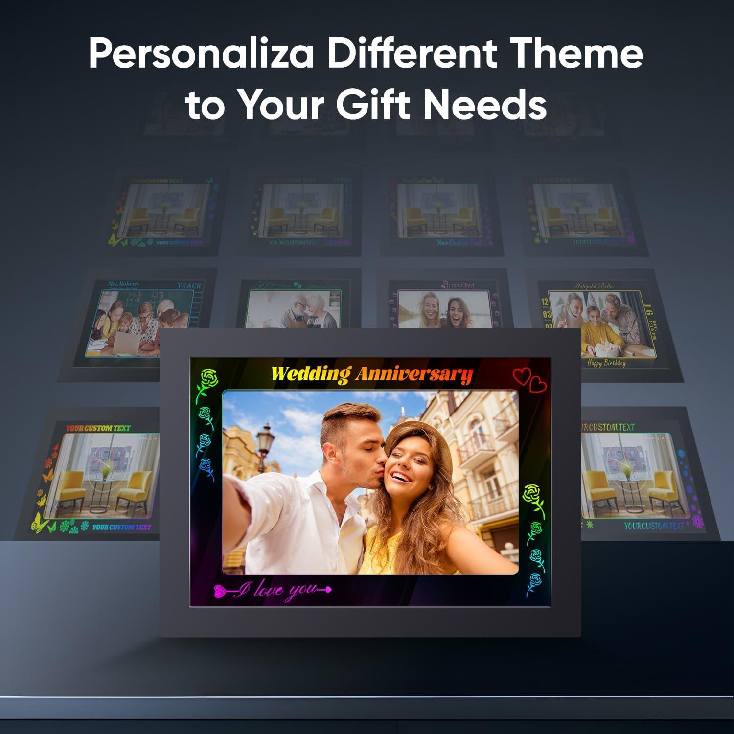 Marco de Foto Digital Personalizado LED 10.1" Sonicgrace