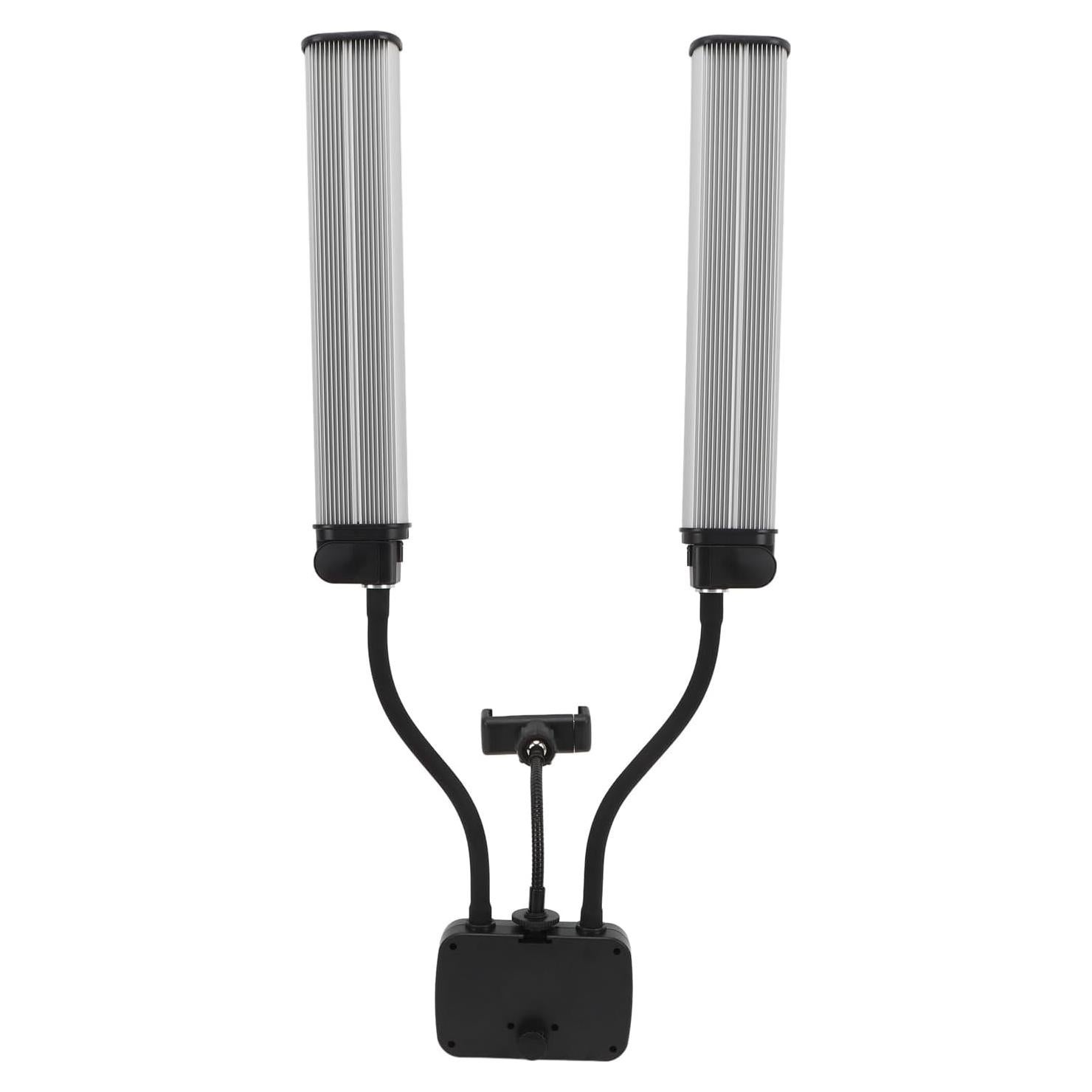 Luz de Video LED Doble Brazo POENVFPO 45W Ajustable 3000K-6500K