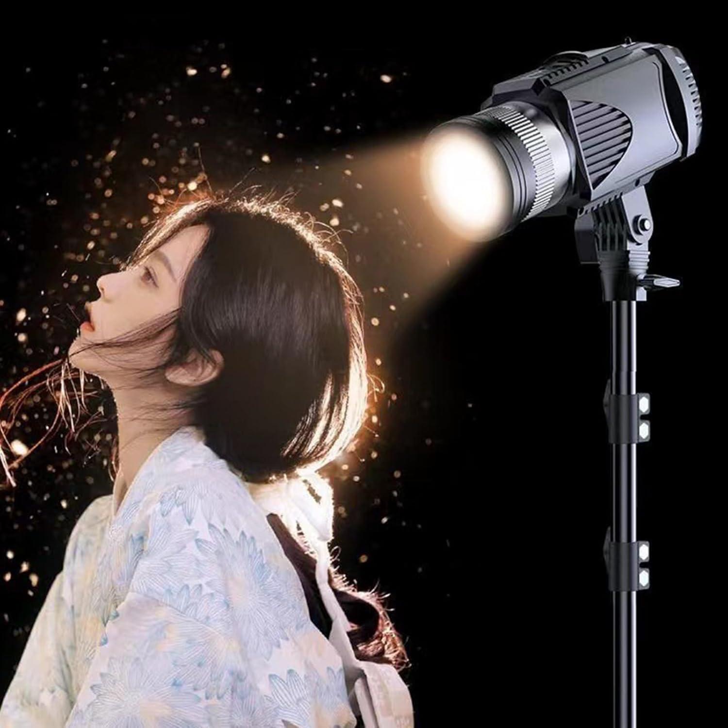 40W Powerful LED Studio Light Set for Professional Live Streaming and Photography with Adjustable Color Temperature