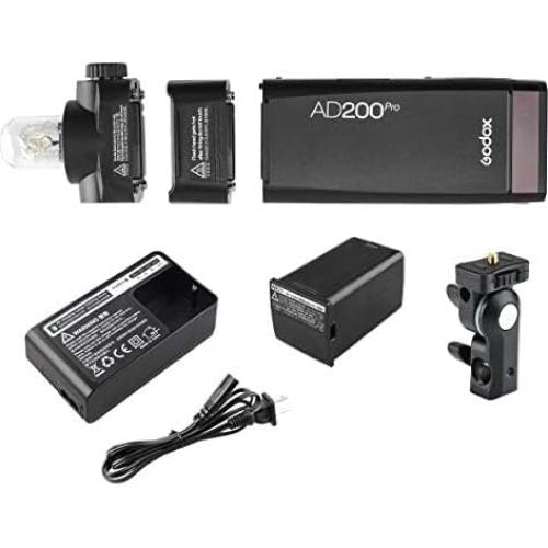 Flash Estroboscópico Godox AD200 Pro 200Ws 2.4G