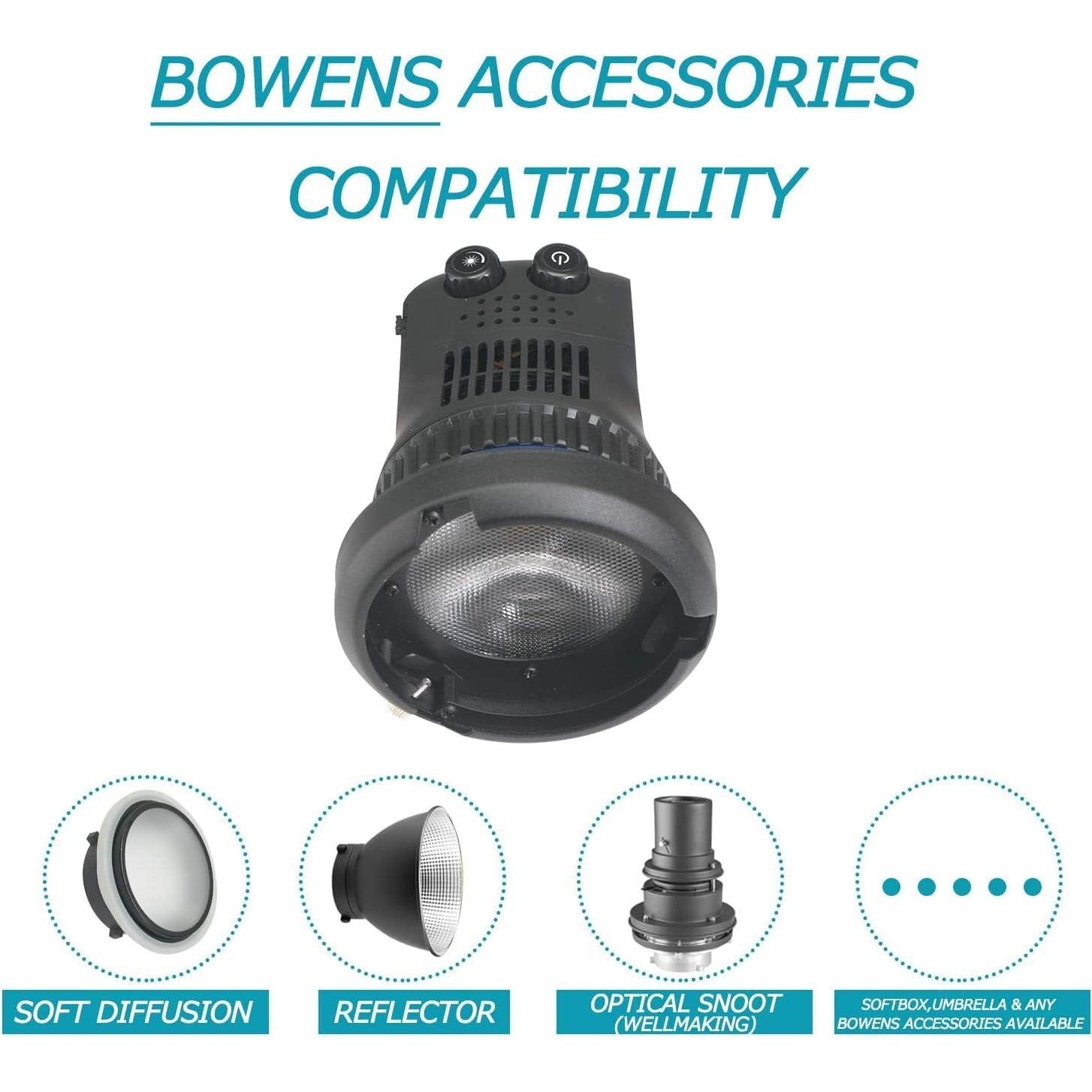 Luz LED Portátil WELLMAKING 80W Regulable 5600K CRI 98