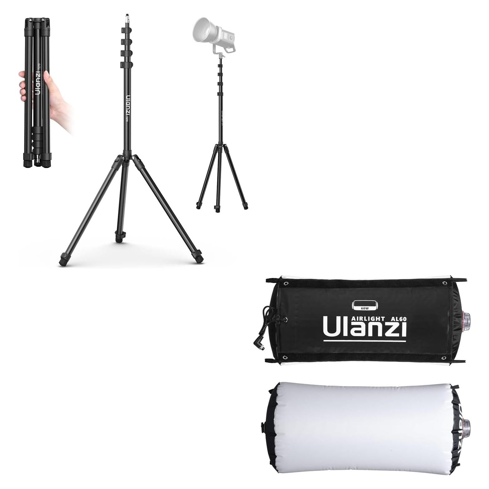 Soporte de Luz ULANZI T270 270cm Ajustable + Luz LED AL60 60W
