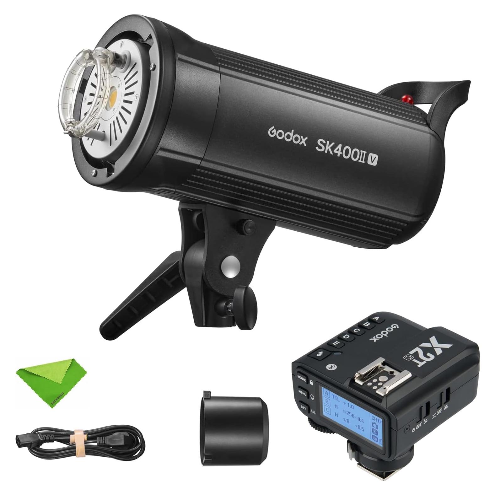 Flash Estudio Godox SK400IIV 400Ws con Trigger X2T-C