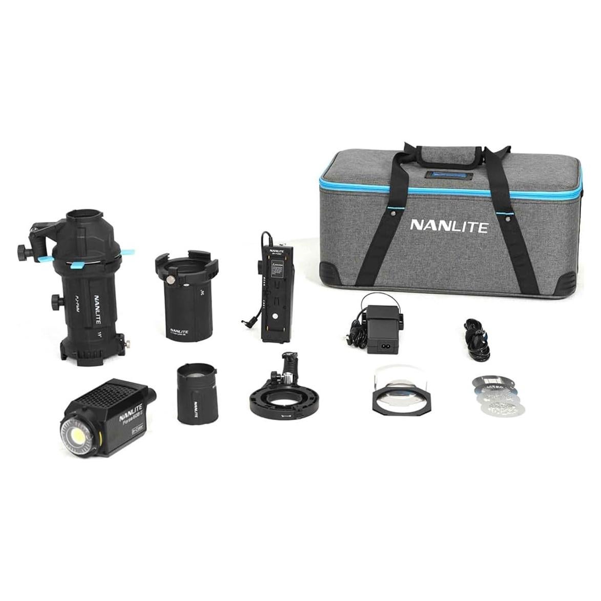 Foco LED Bicolor Nanlite Forza 60B II con Accesorios