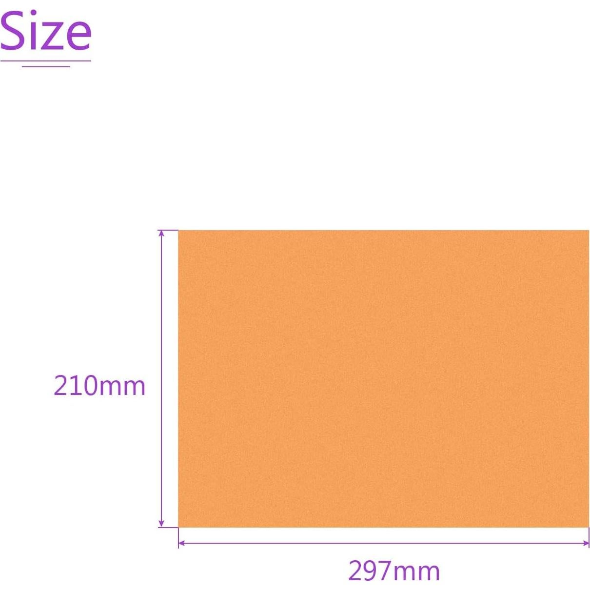 Filtro de Gel de Corrección DMiotech 10 Pcs PVC Naranja Mate