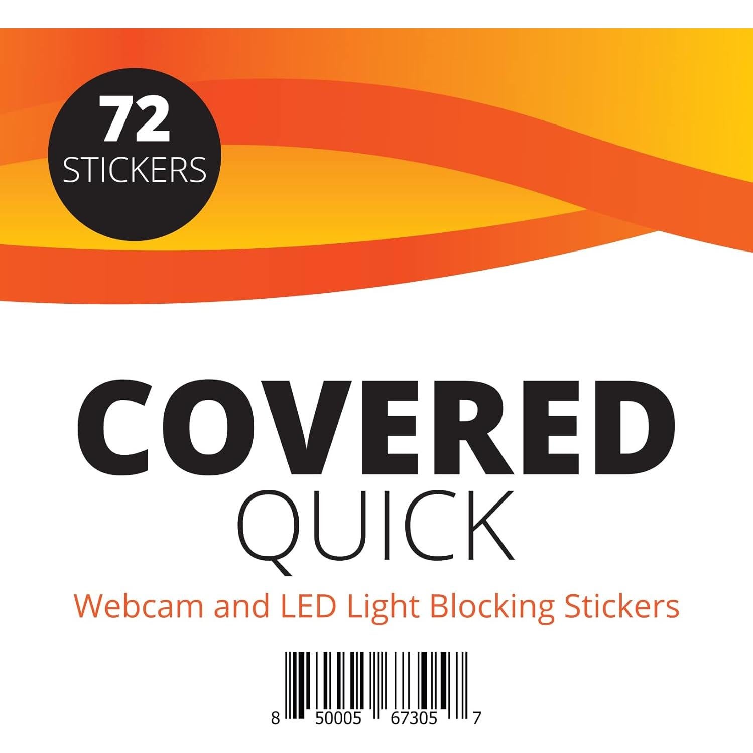 Pegatinas de Privacidad para Webcam Genérico - 72 Piezas, 3 Tamaños