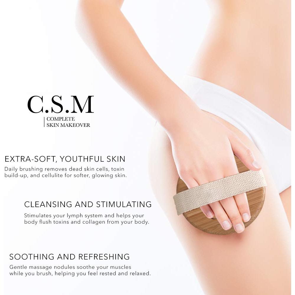 Cepillo Corporal Seco CSM - Exfoliante Natural para Piel