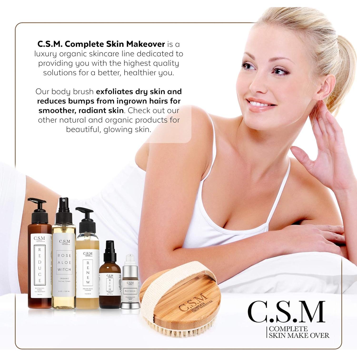 Cepillo Corporal Seco CSM - Exfoliante Natural para Piel