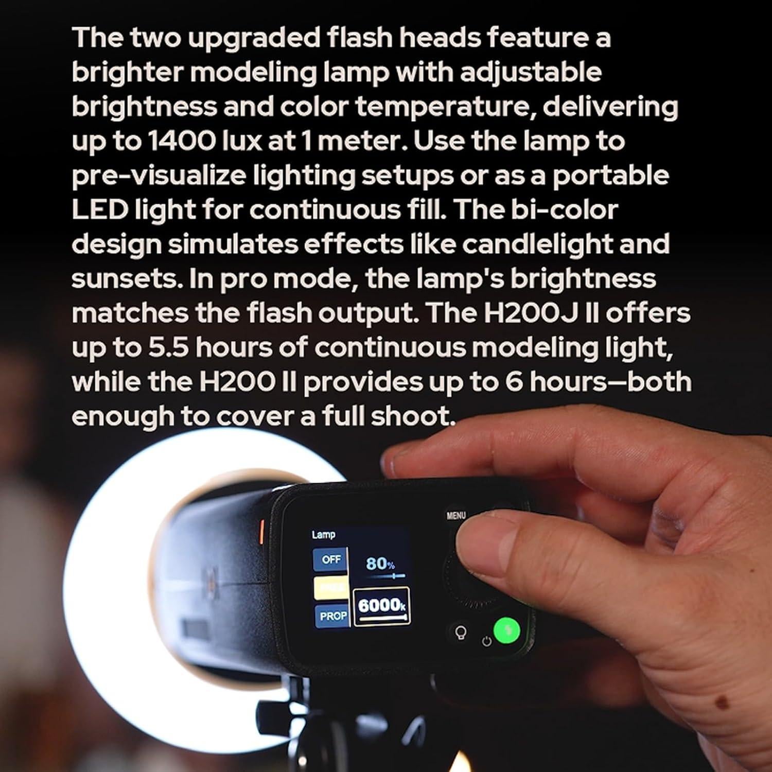 Flash Estroboscópico Godox AD200 Pro II 200Ws TTL Inalámbrico