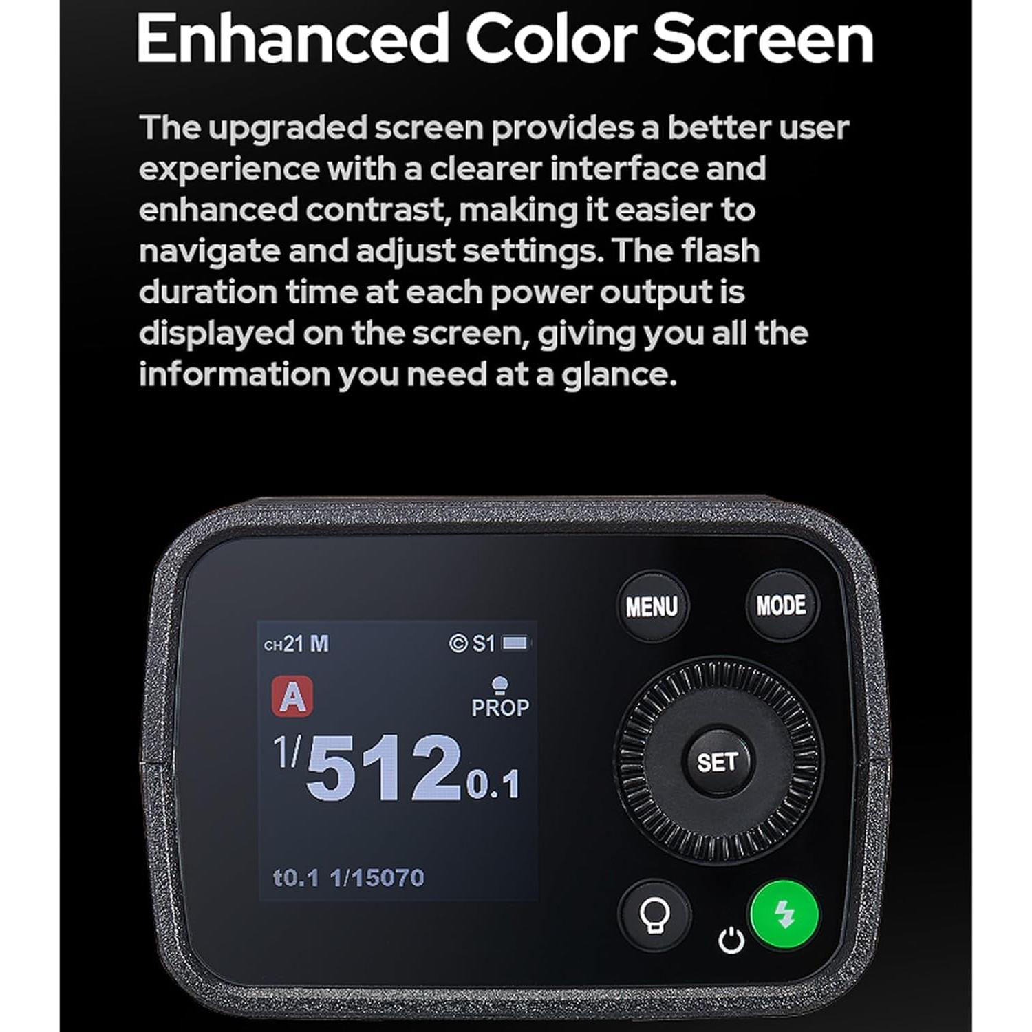 Flash Estroboscópico Godox AD200 Pro II 200Ws TTL Inalámbrico