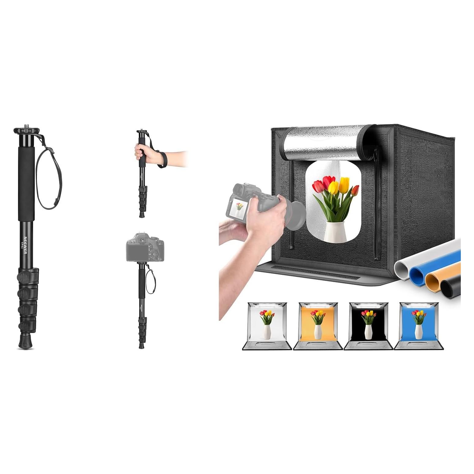 Caja de Luz de Estudio NEEWER 50W 61x61cm 160 LEDs 5600K