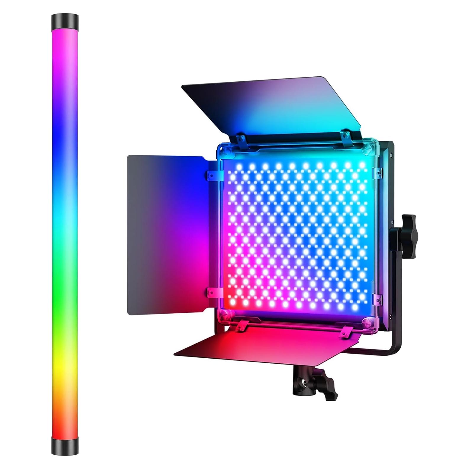 Kit de Luz LED RGB Mettlelite TLX2 y SPL210C Control APP