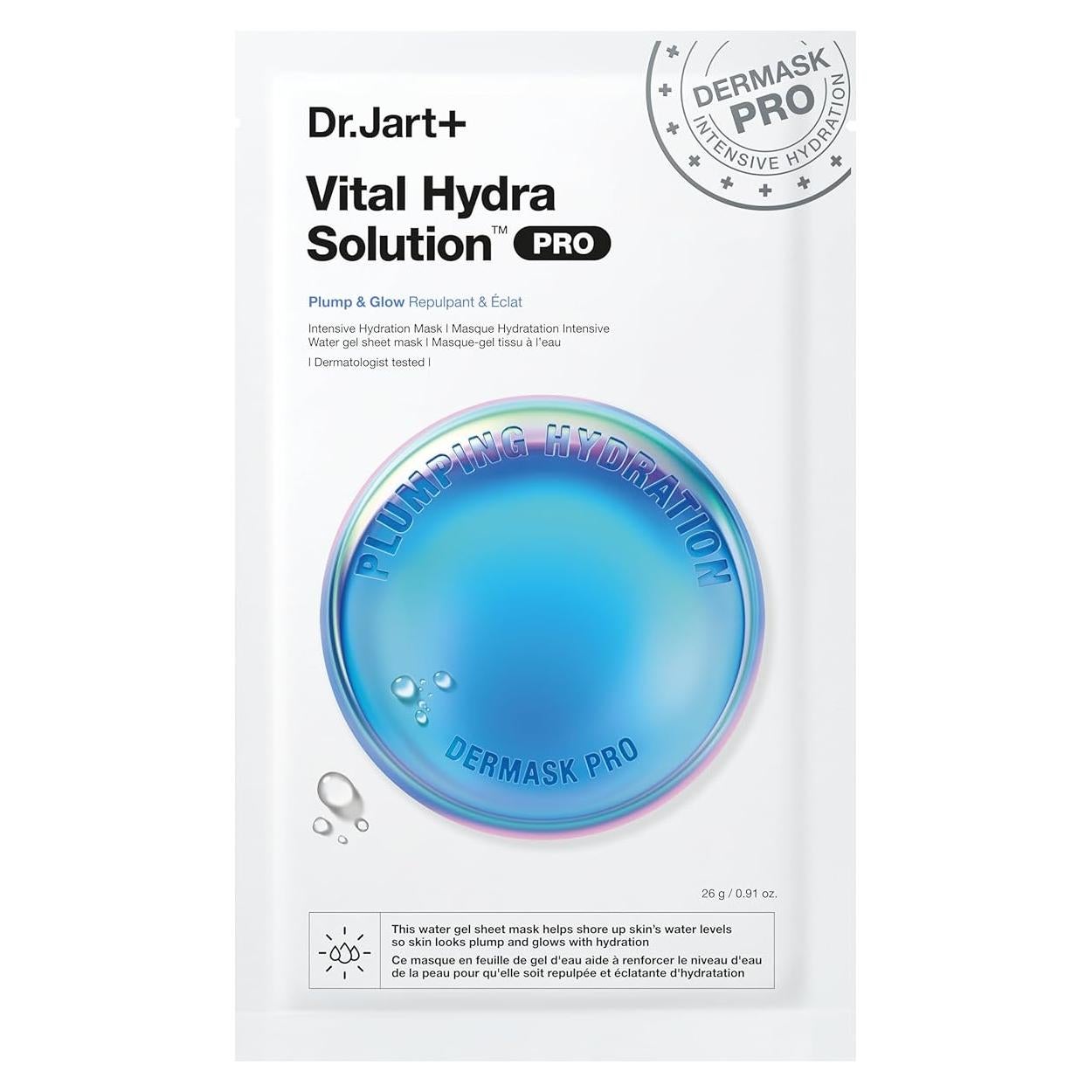 Mascarilla Facial Dr.Jart+ Vital Hydra Solution 34g Hidratante