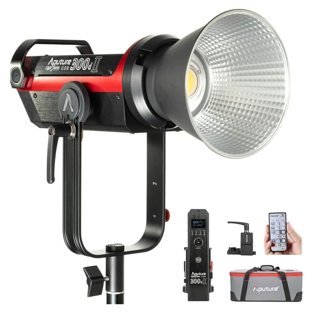 Aputure LS C300D Mark II Luz LED 350W 5500K Control Remoto