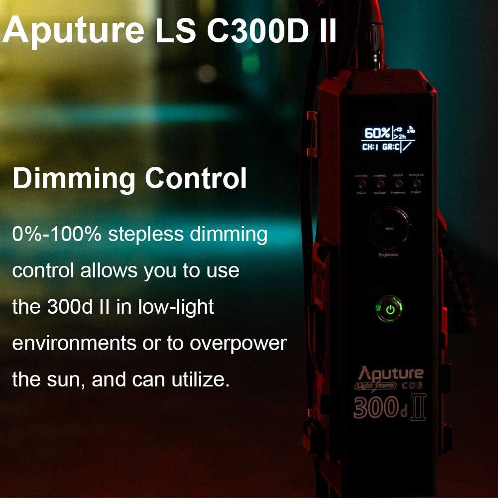 Aputure LS C300D Mark II Luz LED 350W 5500K Control Remoto