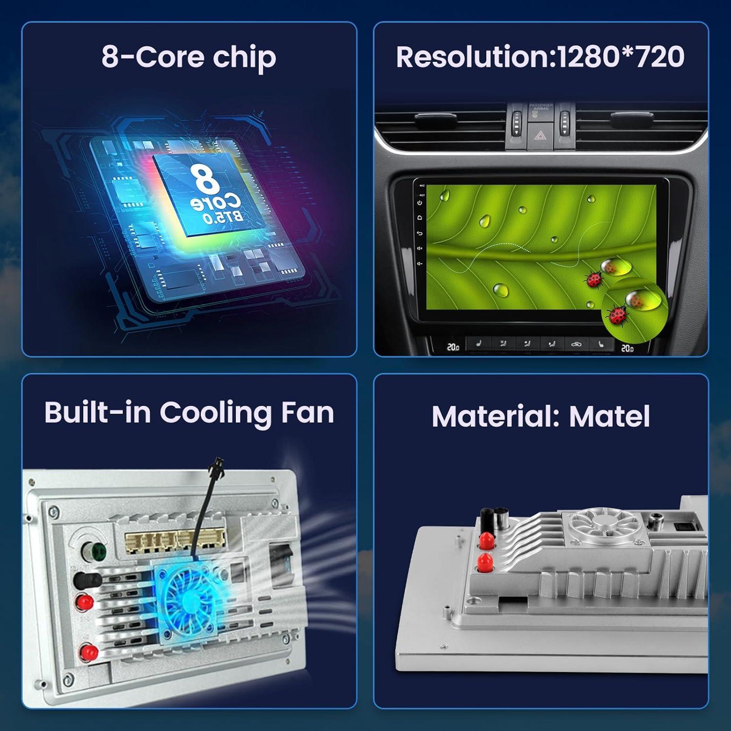 Estéreo de Coche RONGJI Android 13 para Dodge Ram 2013-2018