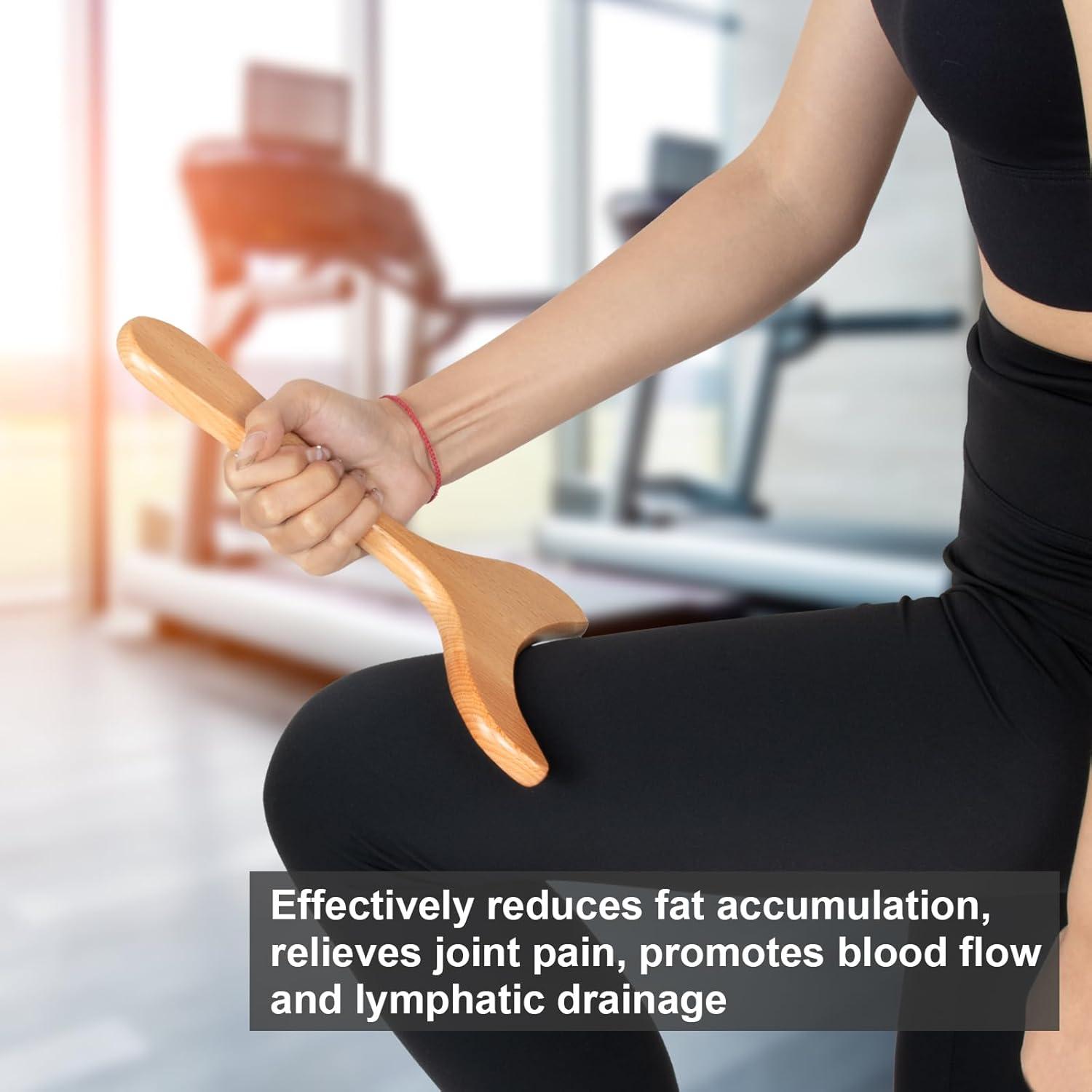 Masajeador de Madera KintKita para Drenaje Linfático