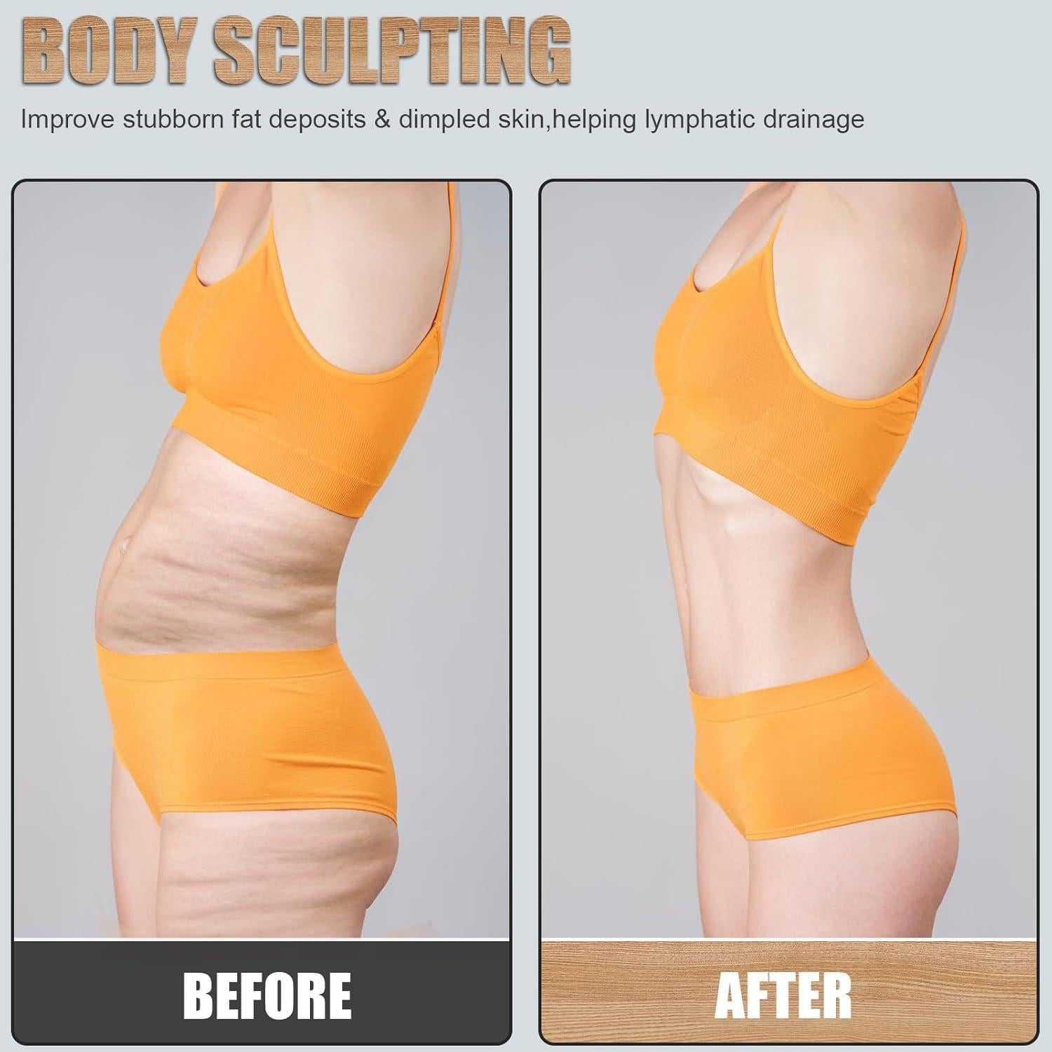 Masajeador de Madera KintKita para Drenaje Linfático