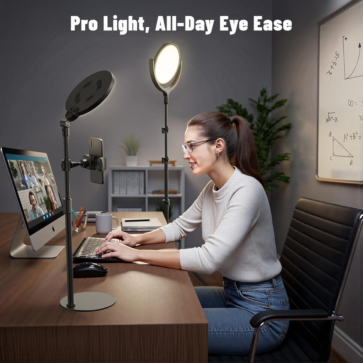 Anillo de Luz LUXSURE para Videoconferencias 2700-6500K