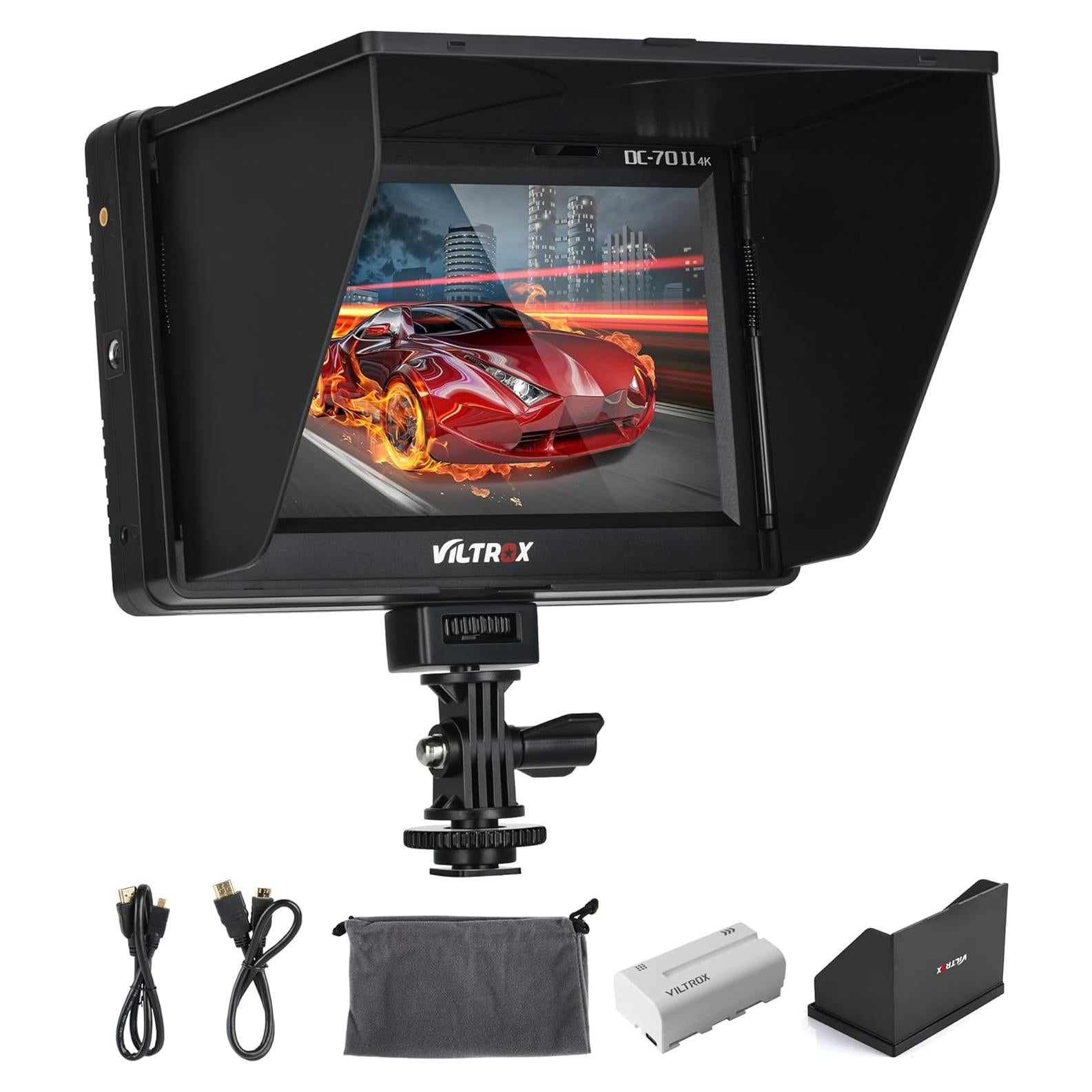 Monitor de Campo VILTROX DC-70 II 7" 4K HDMI con Batería