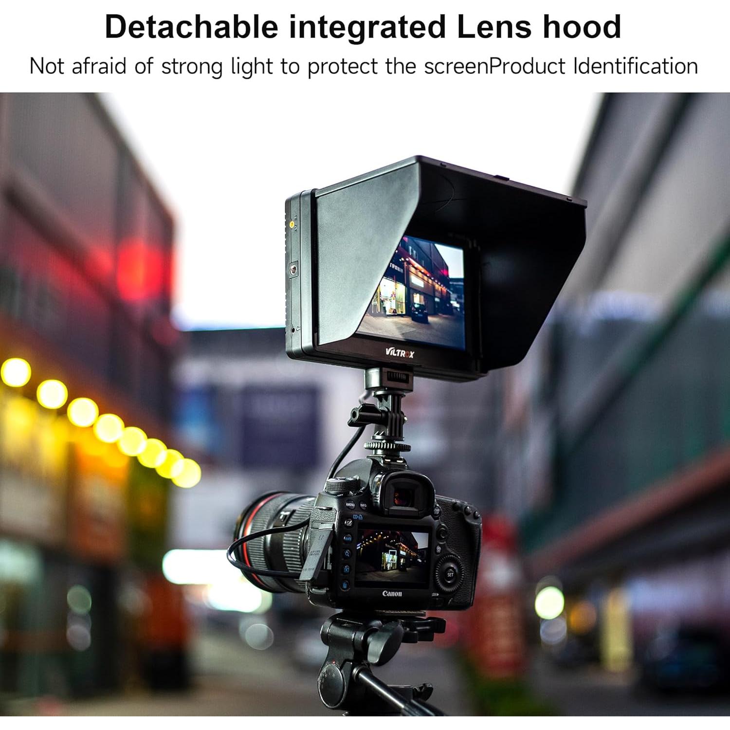 Monitor de Campo VILTROX DC-70 II 7" 4K HDMI con Batería