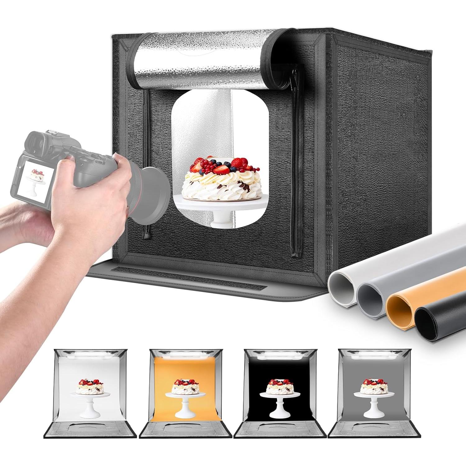 Panel de Luz LED NEEWER NL-116AI 23cm Dimmable con Trípode