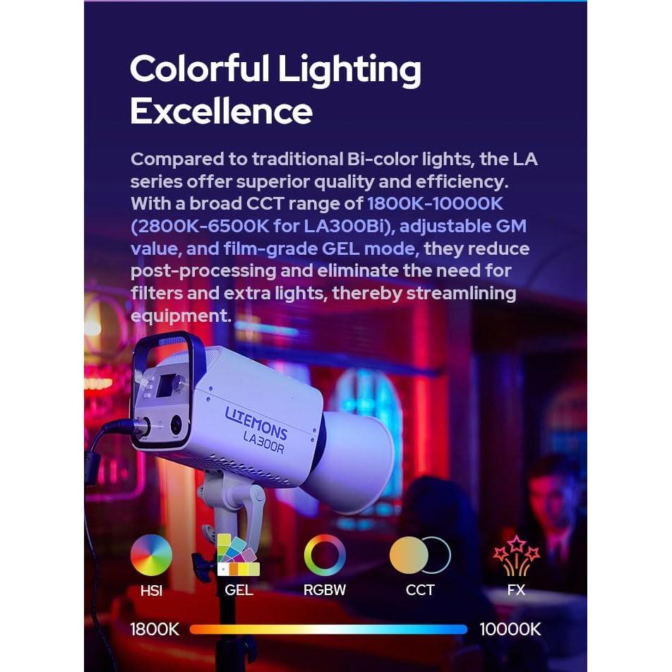 Godox Litemons RGB LED LA150 Monolight 1800-10000K AC