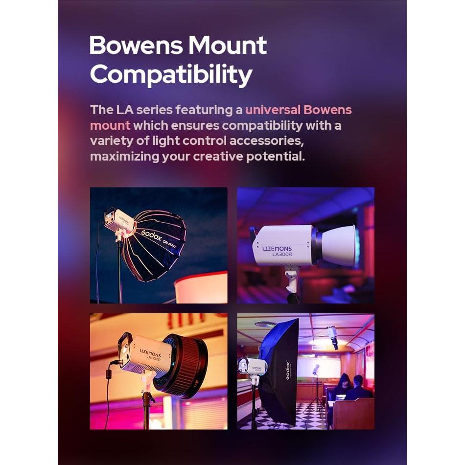 Godox Litemons RGB LED LA150 Monolight 1800-10000K AC